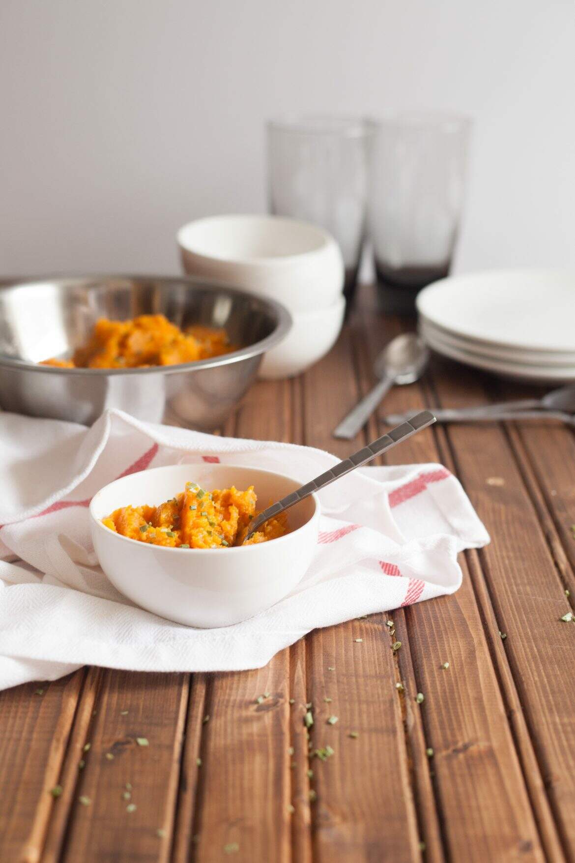 Easy Savory Mashed Sweet Potatoes | Call Me Betty