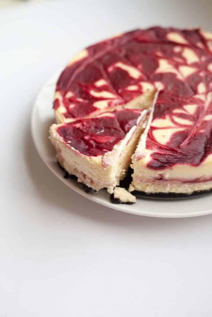 White Chocolate Raspberry Cheesecake | Call Me Betty