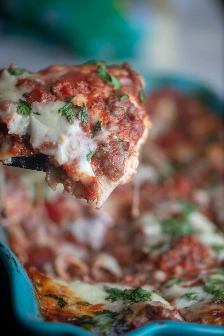 Easy Homemade Lasagna {with from-scratch sauce}