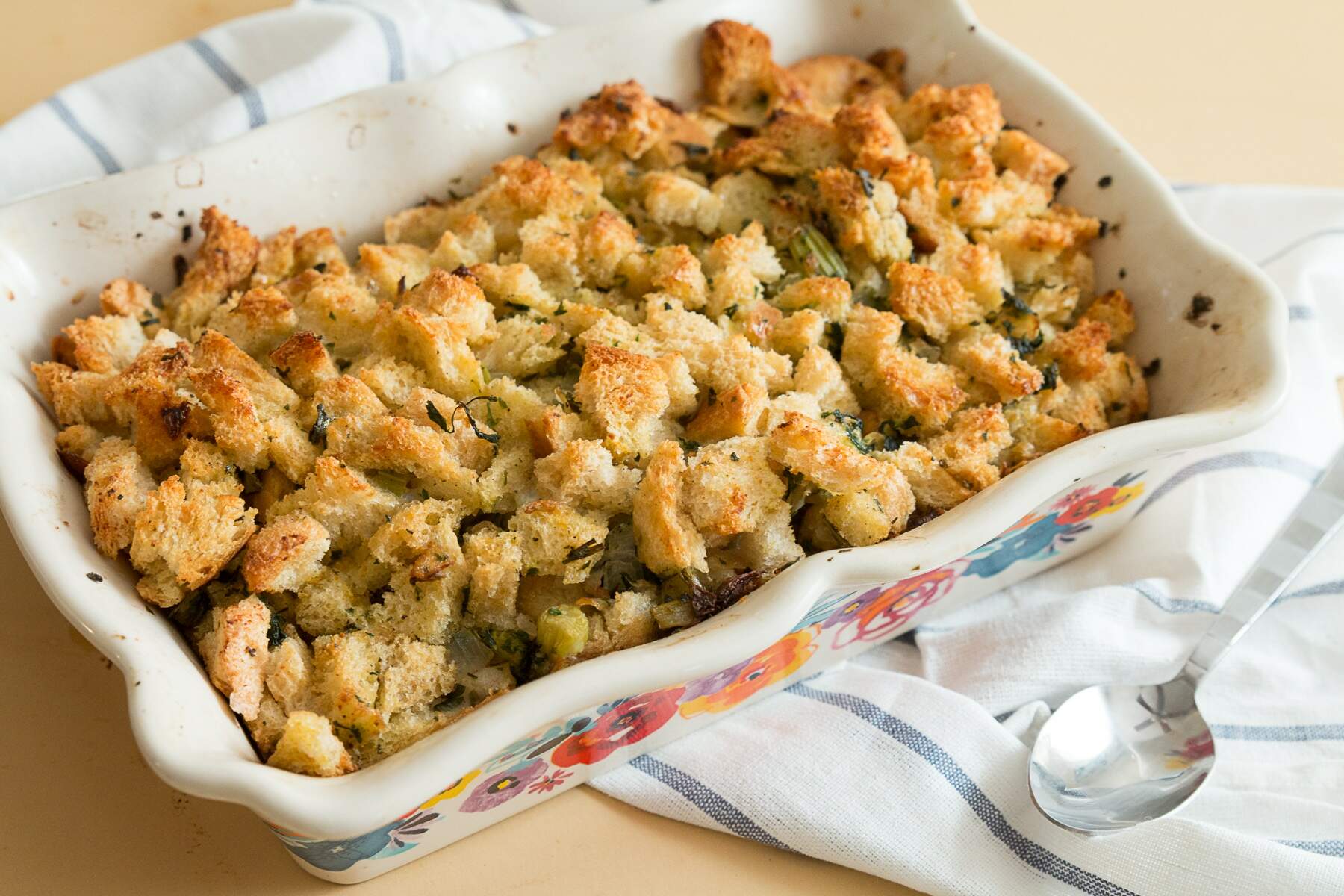 Make Ahead Herb Stuffing