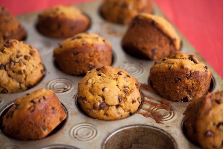 Whole Wheat Pumpkin Chocolate Chip Muffins