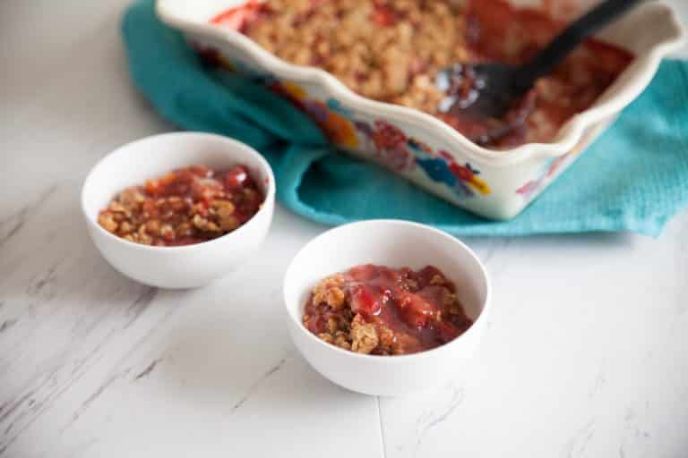 Strawberry Rhubarb Crumble: Tart and Tangy Spring Dessert