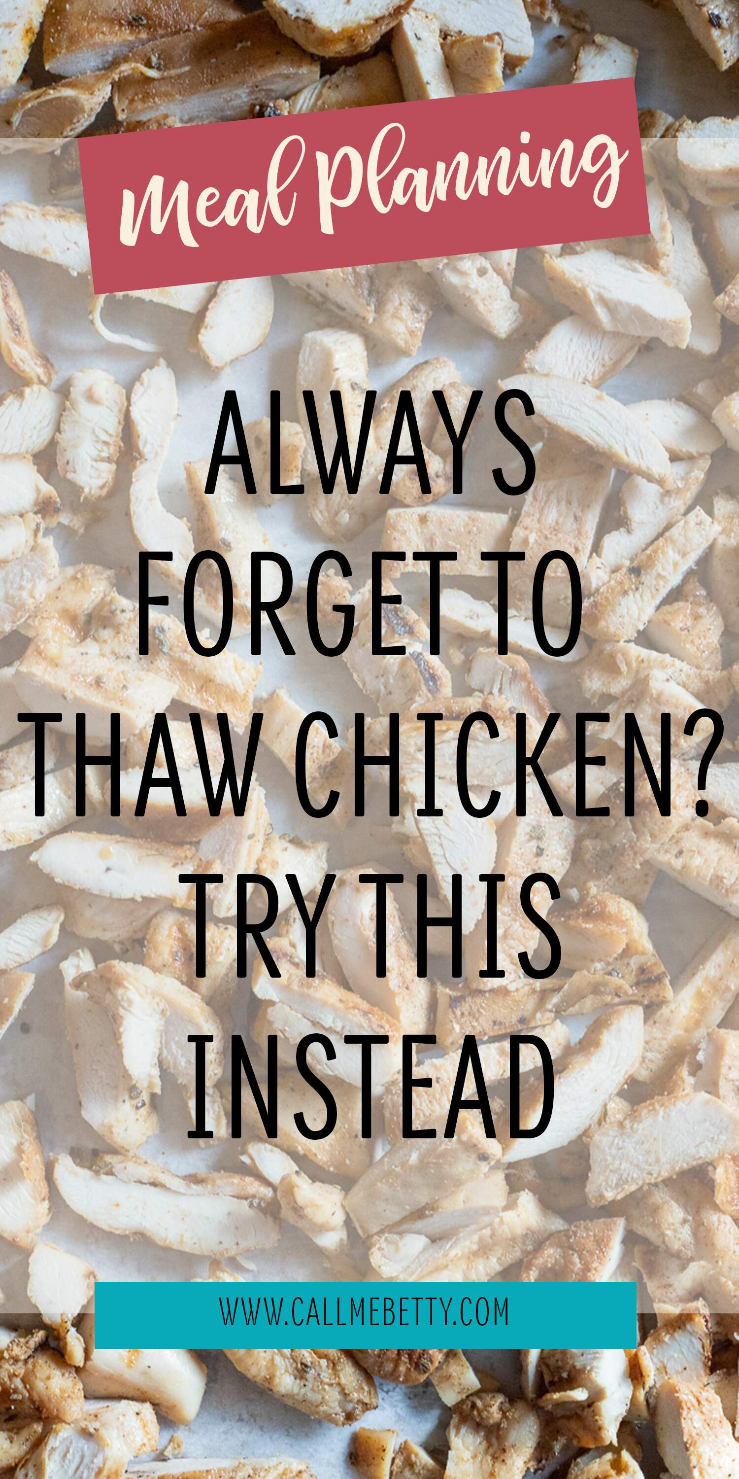 4 Always to thaw frozen chicken? Do this instead! Call Me Betty