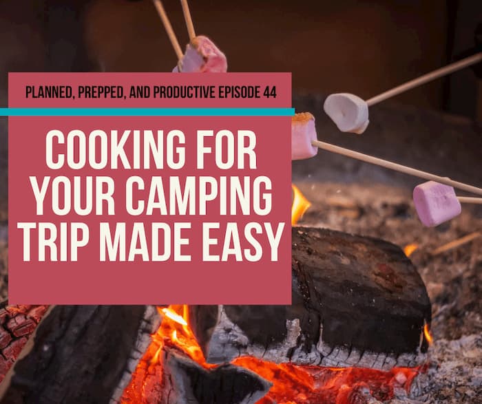 meal prep your camping trip