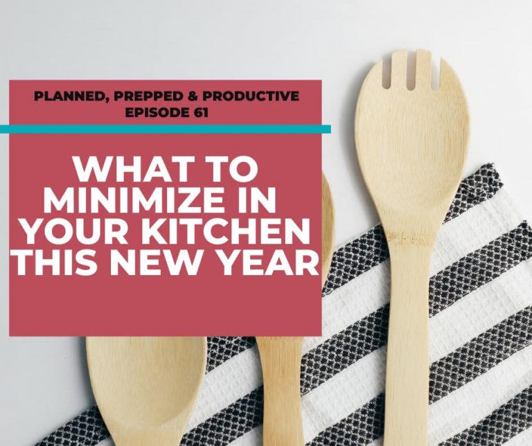 Things to minimize in the kitchen this new year