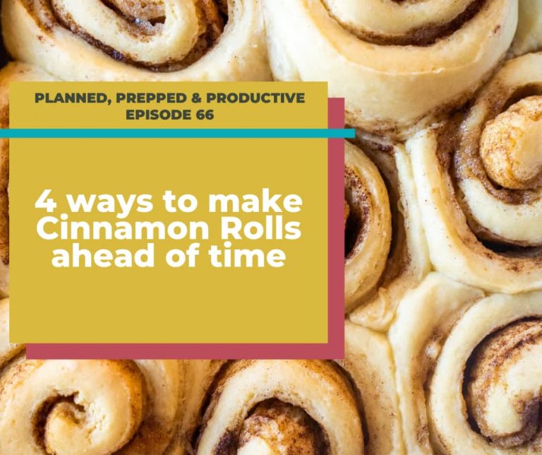 Make-Ahead Cinnamon Rolls (4 ways!)