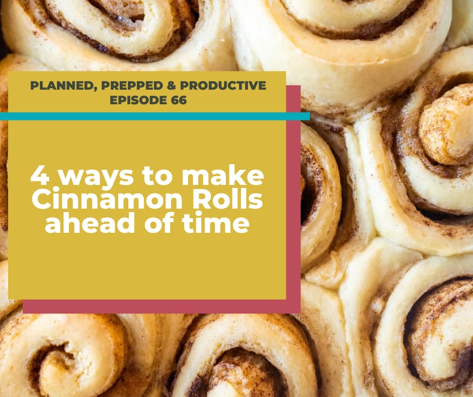 How to Par-Bake Cinnamon Rolls {Make Ahead Method!}