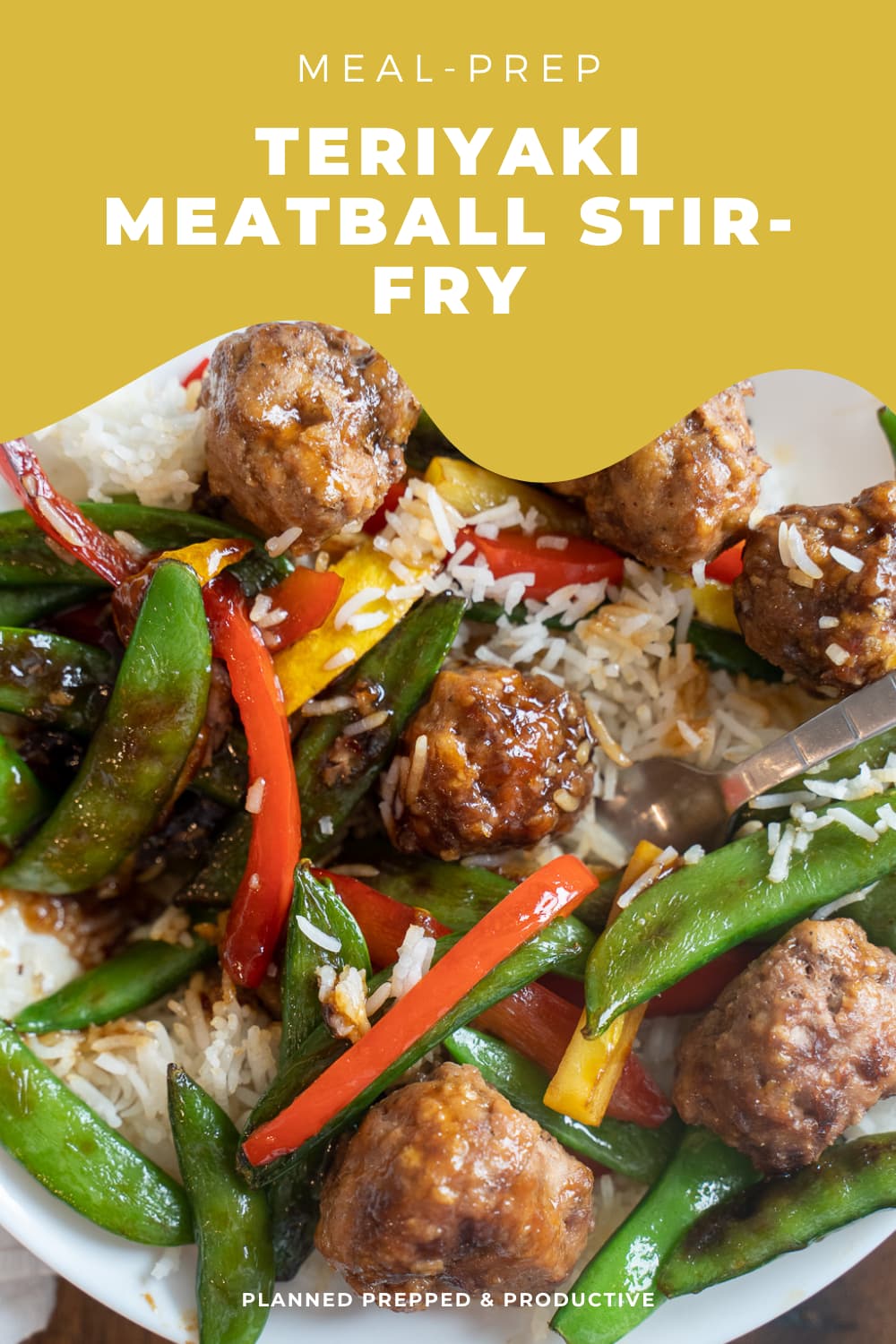 Meal Prep Teriyaki Meatball Stirfry (Fast family meal!) Call Me Betty