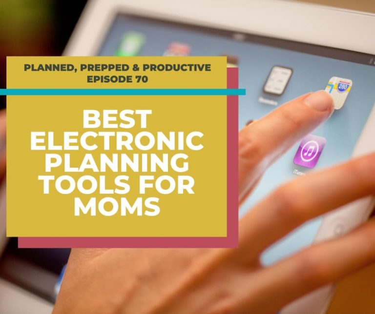 The best electronic planning tools for moms
