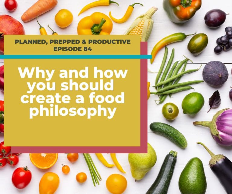 How and why you should create a food philosophy