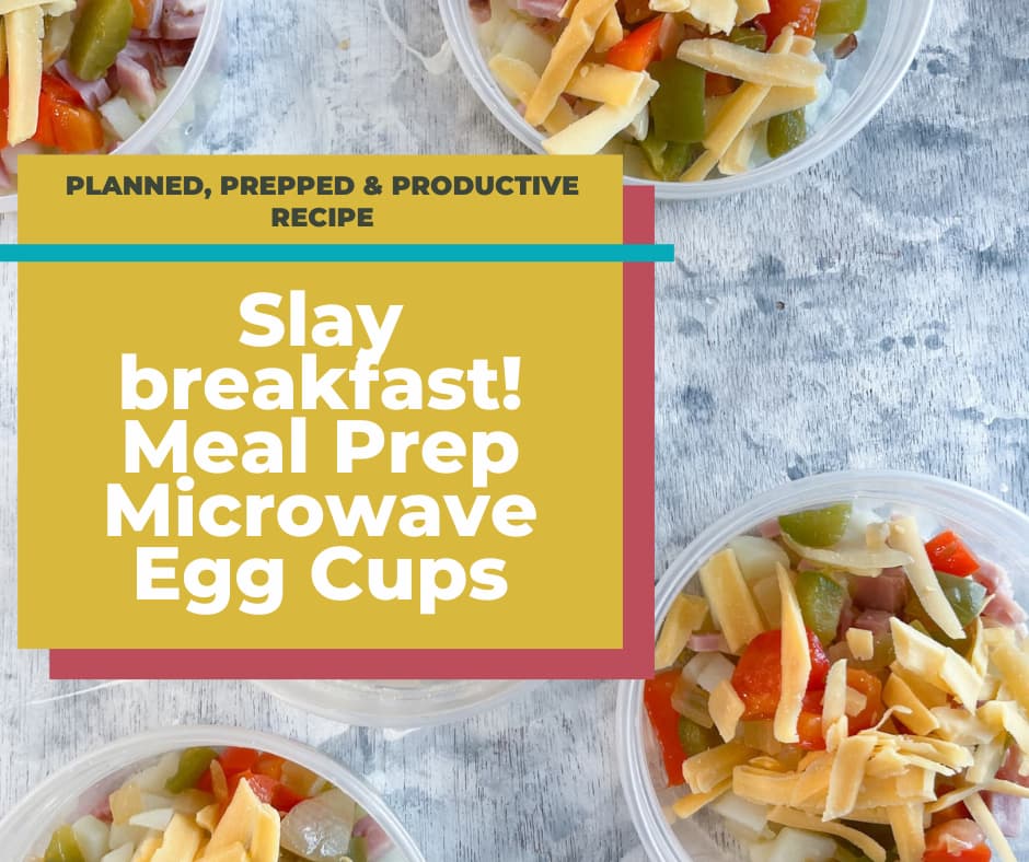 Meal Prep Microwave Egg Cups (Freezer friendly!)