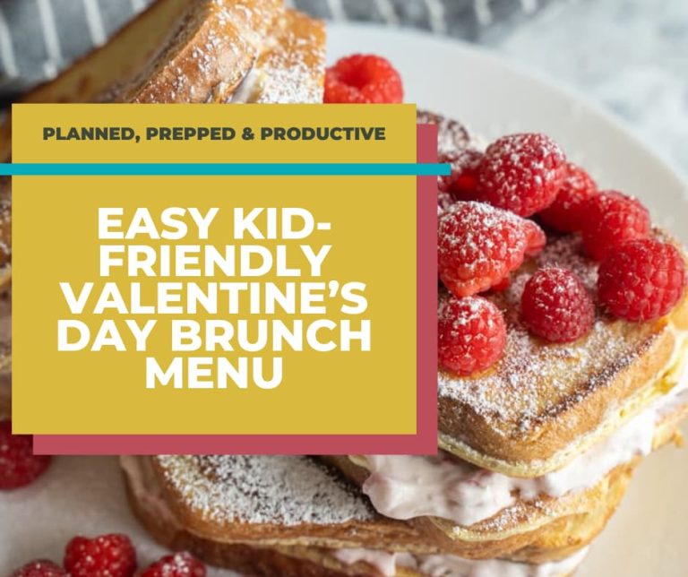 Easy Kid-Friendly Valentine’s Day Brunch Menu